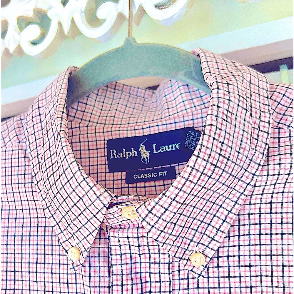RALPH LAUREN (Blue Label!) Men’s Classic Fit Button Down, Excellent Condition!